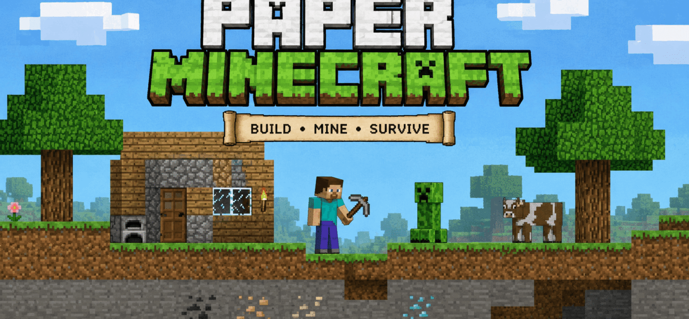 Paper Minecraft
